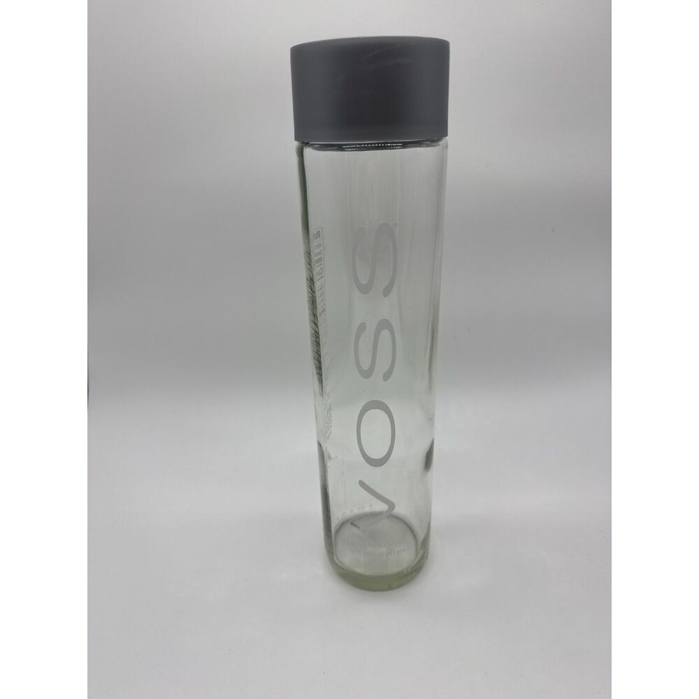 Voss Still Water Glass Bottle Container 800ml EMPTY Bottle 11 3/4" Tall
